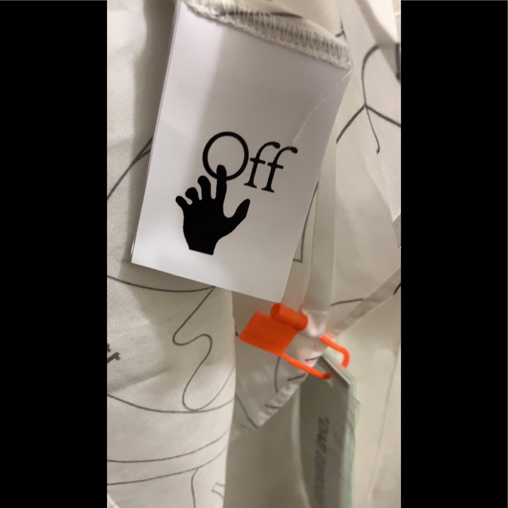 ❤️HOST PICK 🌹 NWT Off-White Puzzle Coulisse Drawcord Waist Dress - Picture 10 of 12
